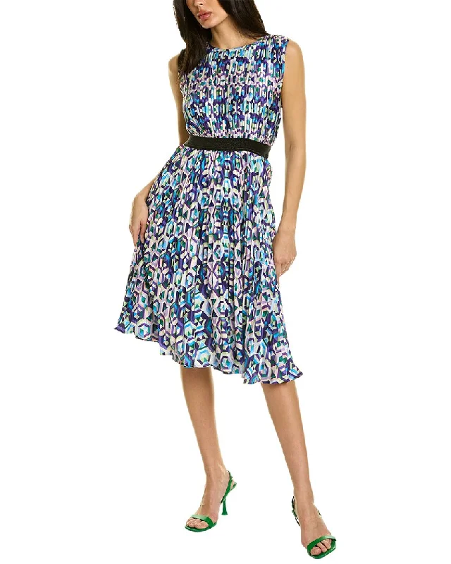 Buy More, Save More Gracia Drop-Waist Pleated A-Line Dress