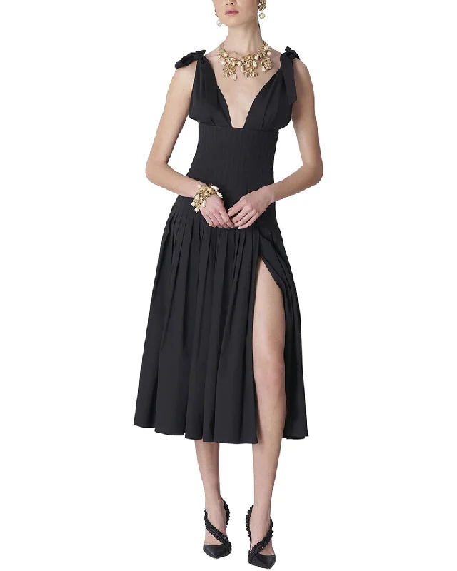 Daily Specials Carolina Herrera Bow Strap Square Neck Dress