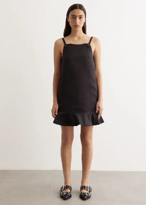 Special Promotion Duchesse Satin Mini Dress