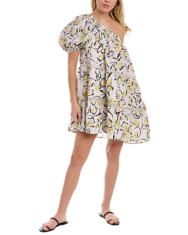 Weekend Special Velvet by Graham & Spencer One-Shoulder Dress