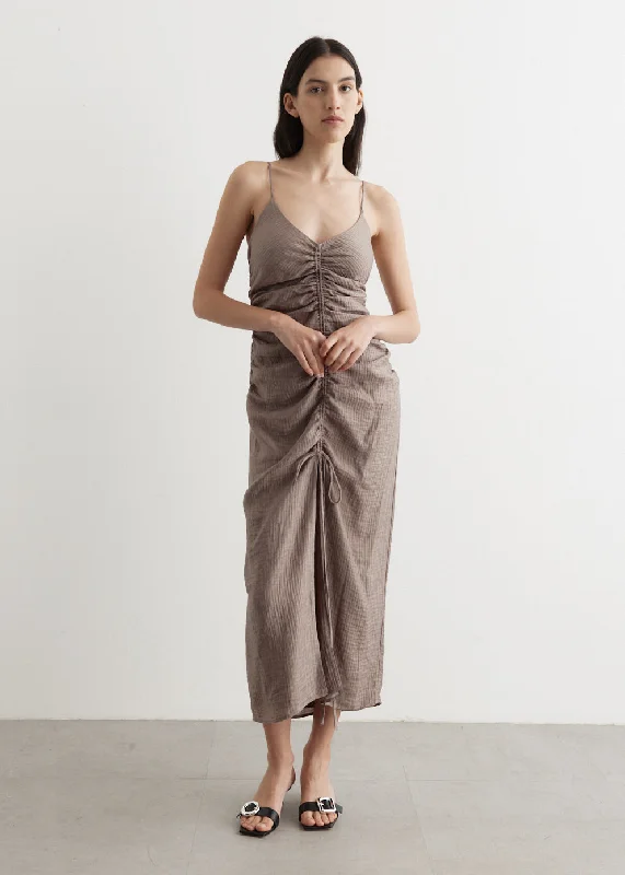 Buy Now Scatter Ruched Midi Dress