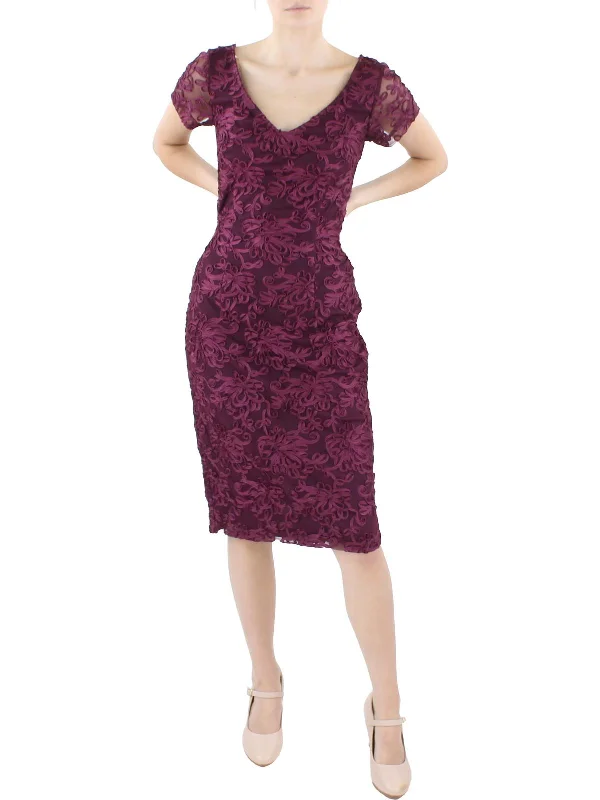 Lowest Prices Womens Formal Midi Sheath Dress