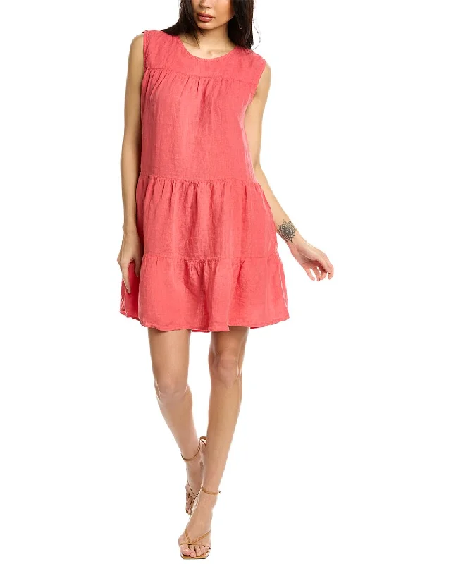 Customer Appreciation Sale Velvet by Graham & Spencer Addie Tiered Linen Mini Dress