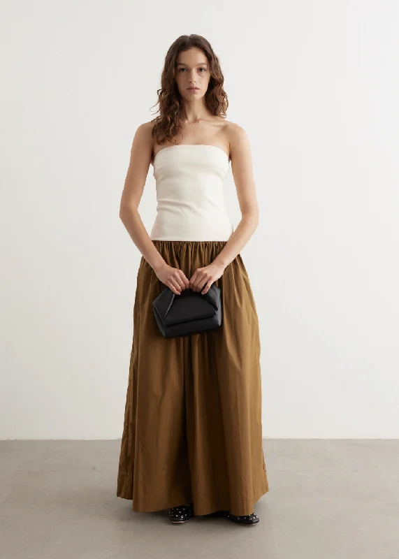 Price Drop Alert Duo Strapless Knit Cotton Dress