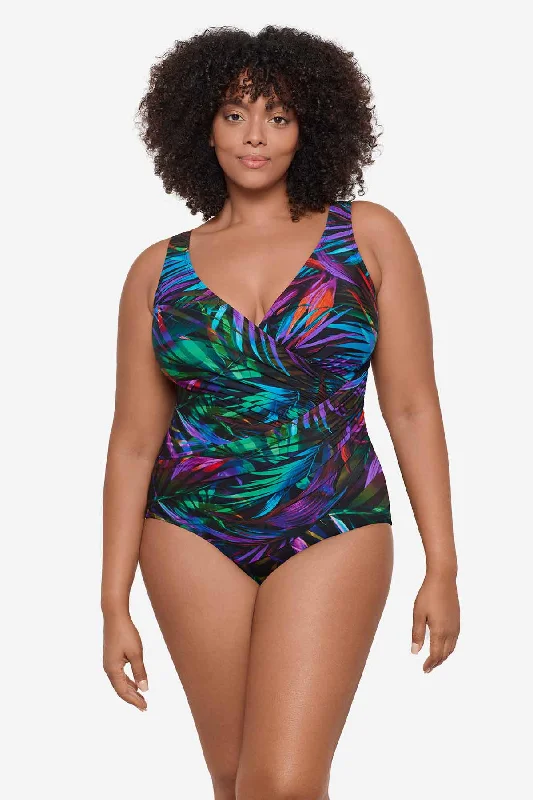 Last Chance Plus Size Palma Paradiso Oceanus One Piece Swimsuit