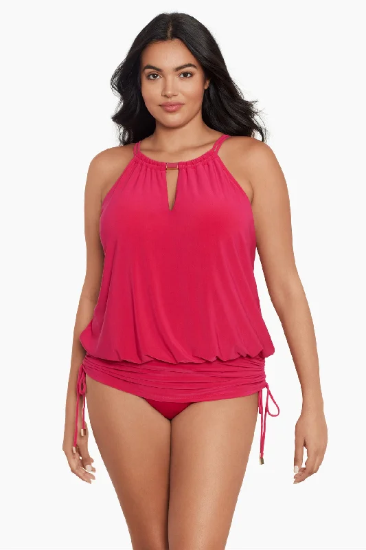 Limited Quantity Plus Size Solid Susan One Piece Swimsuit