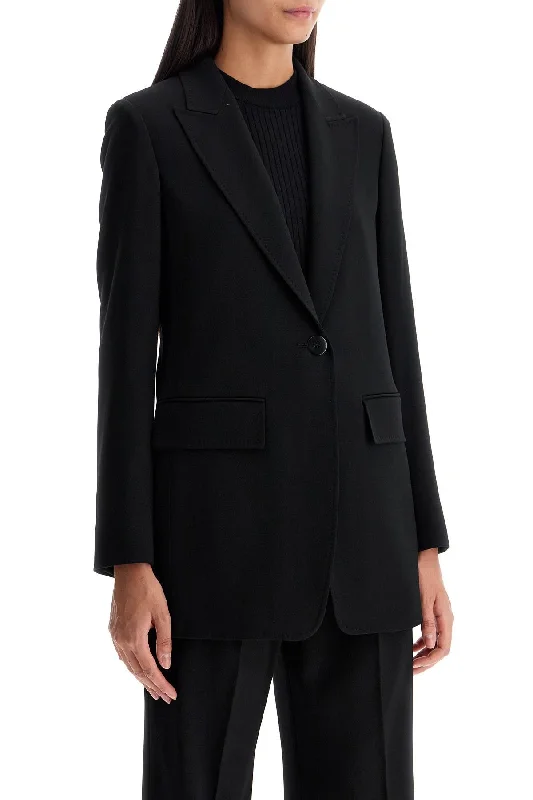 Mega Deal Max Mara Studio Wool Crepe Blazer With T