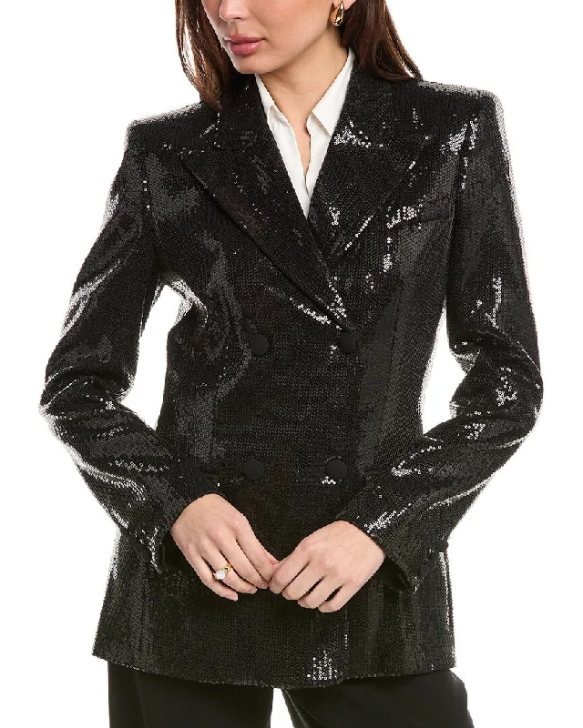Final Sale Michael Kors Sequin Double-Breasted Jacket