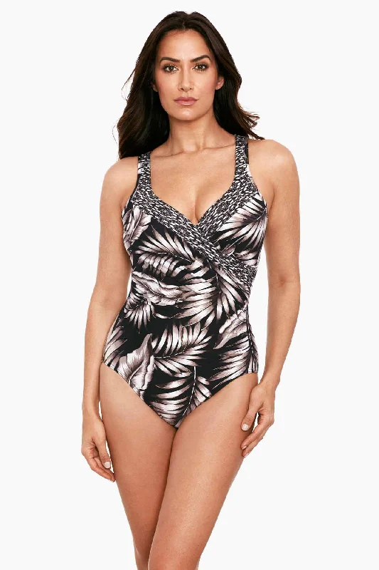 Customer Appreciation Sale Oasis Colorblock It's A Wrap One Piece Swimsuit
