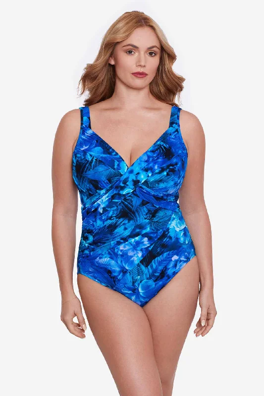 Mega Sale Plus Size Sous Marine Revele One Piece Swimsuit